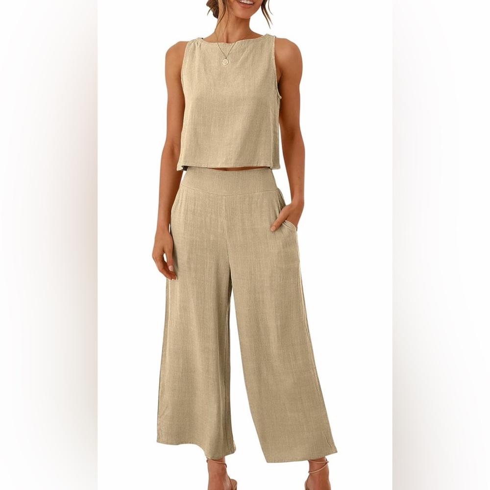 Elegant Tan Women's Jumpsuit